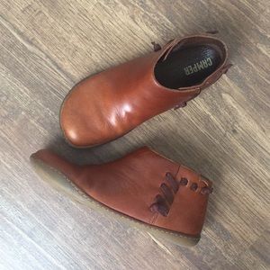 Camper Peu Leather Ankle Booties Boots